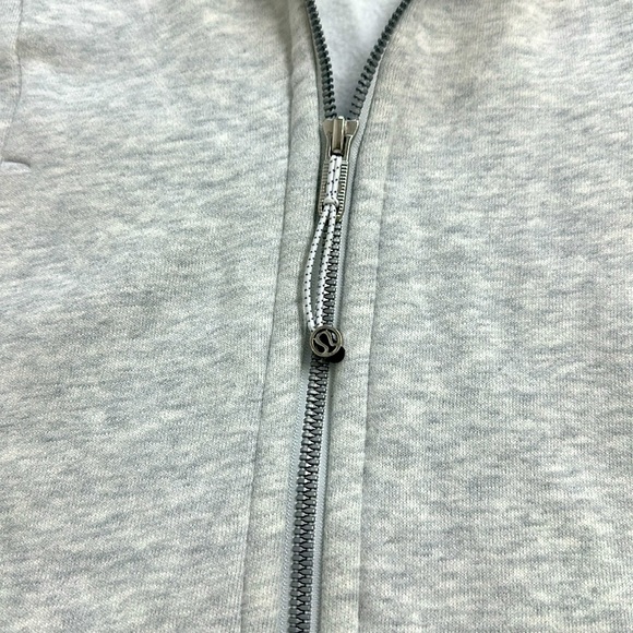LuLulemon Scuba Full Zip Hoodie Grey- Size 6 - Picture 5 of 5
